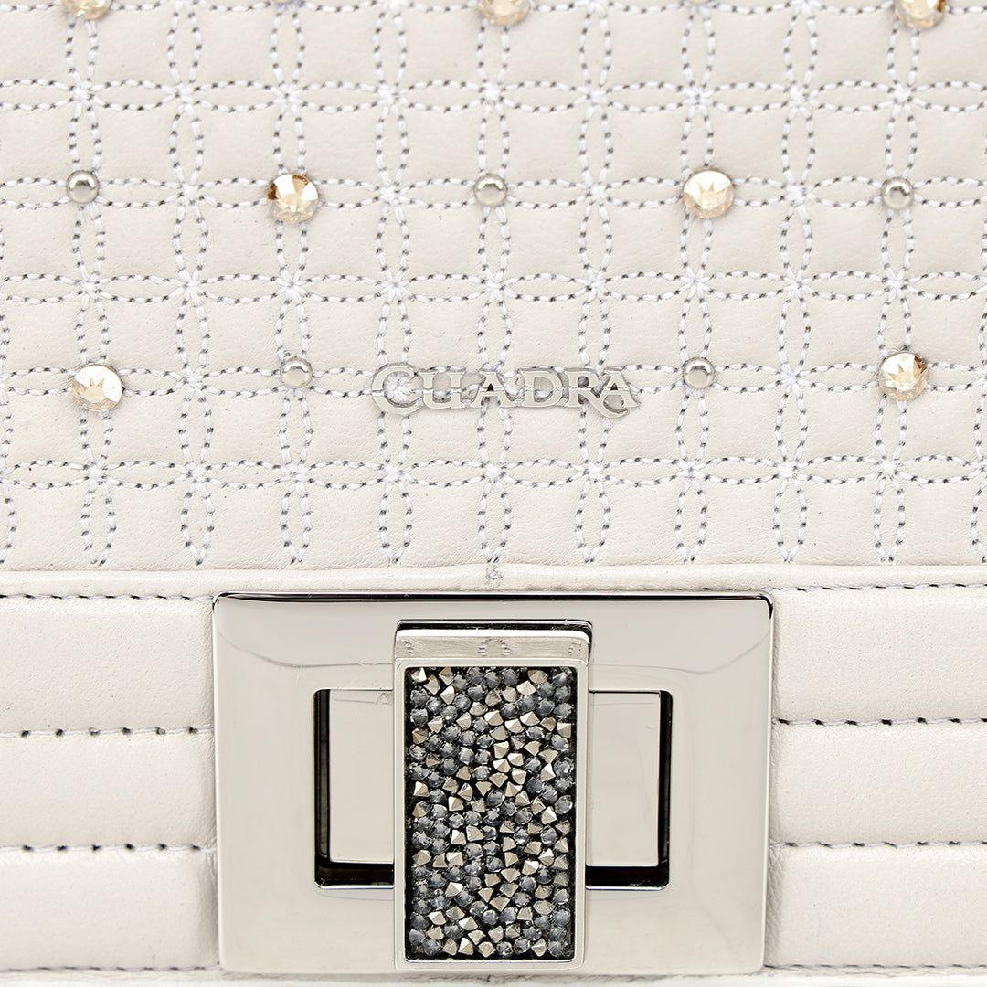 Crossbody en piel genuina de cordero para dama
