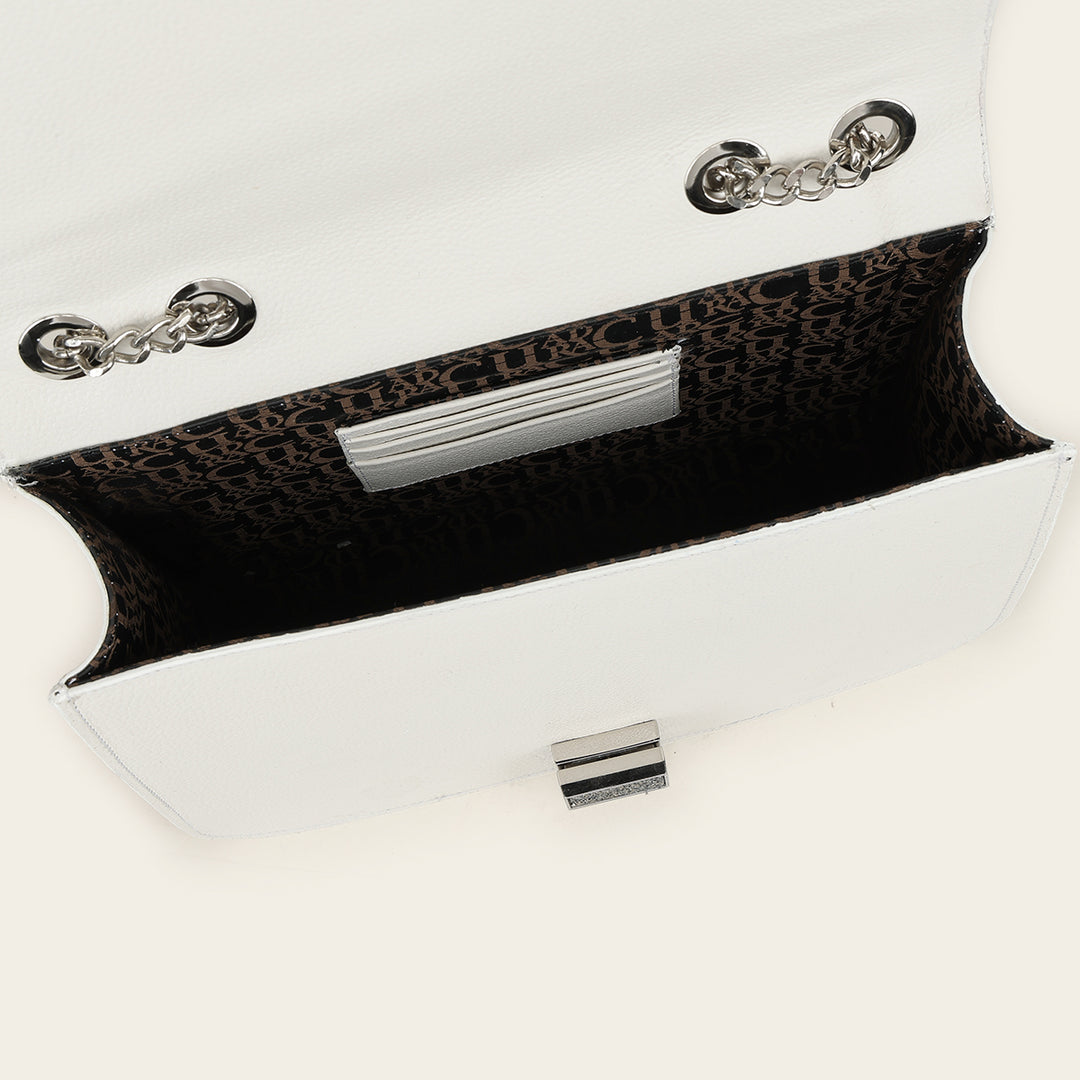 Crossbody en piel genuina de cordero para dama