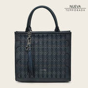 Bolsa tote  en piel genuina para dama