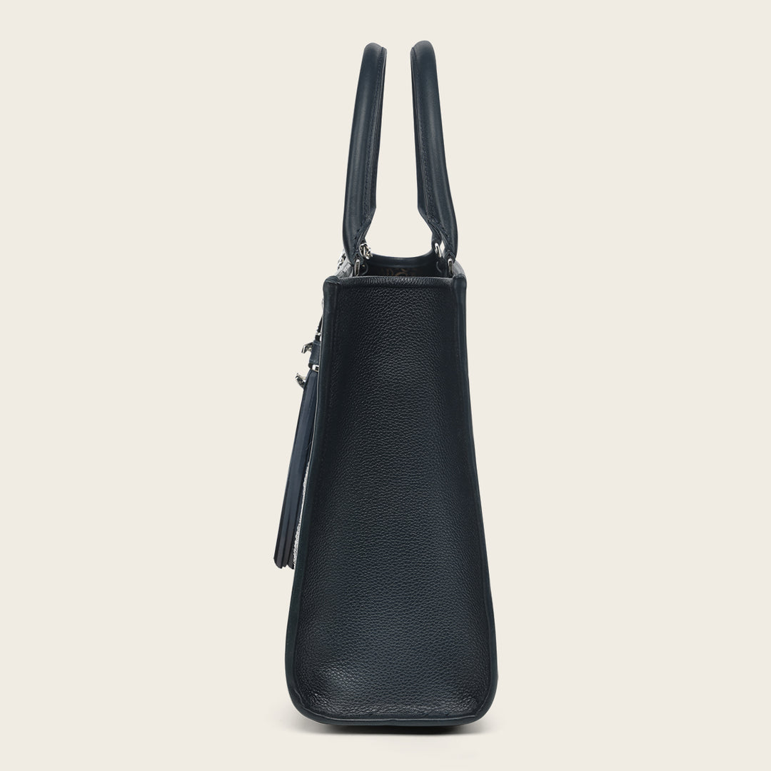 Bolsa tote  en piel genuina para dama