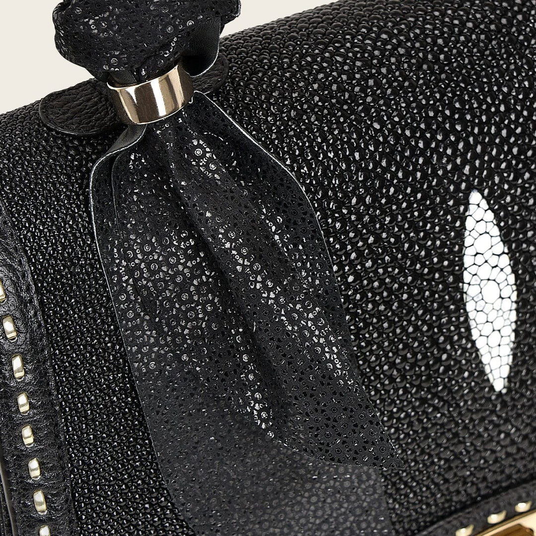 Piel Negra Bolsas De Piel Precios Bolso De Mano En Piel Genuina De