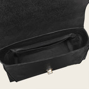 Bolso de mano en piel genuina de mantarraya para dama Bolsos y Maletas 