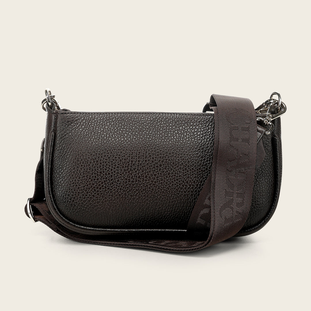 Crossbody en piel genuina de mantarraya para dama