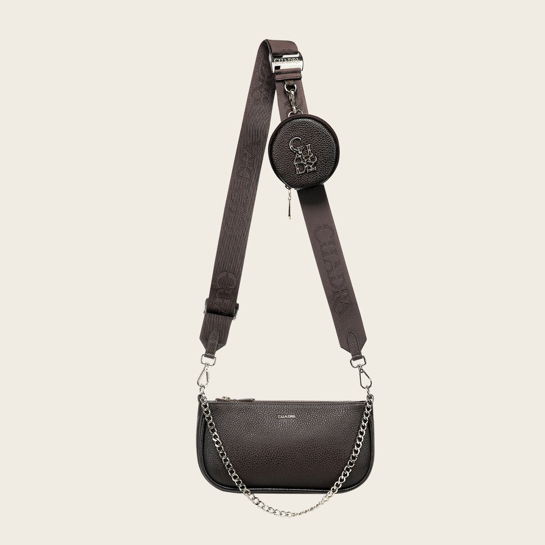 Crossbody en piel genuina de mantarraya para dama