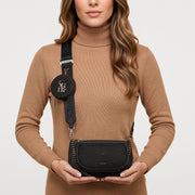 Crossbody en piel genuina de mantarraya para dama
