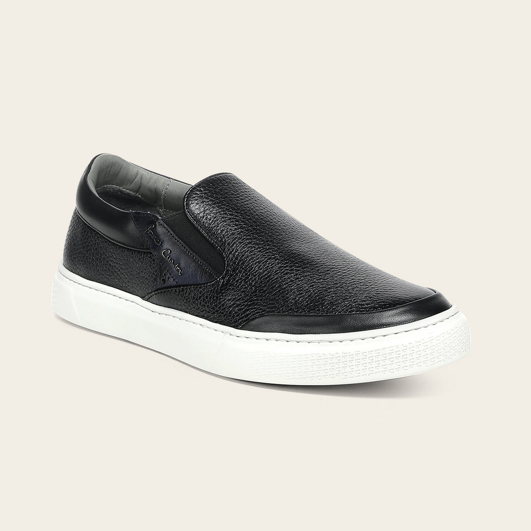 Tenis en piel genuina de venado para caballero
