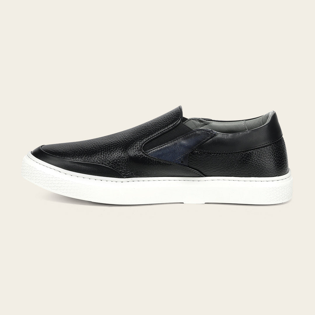 Tenis en piel genuina de venado para caballero