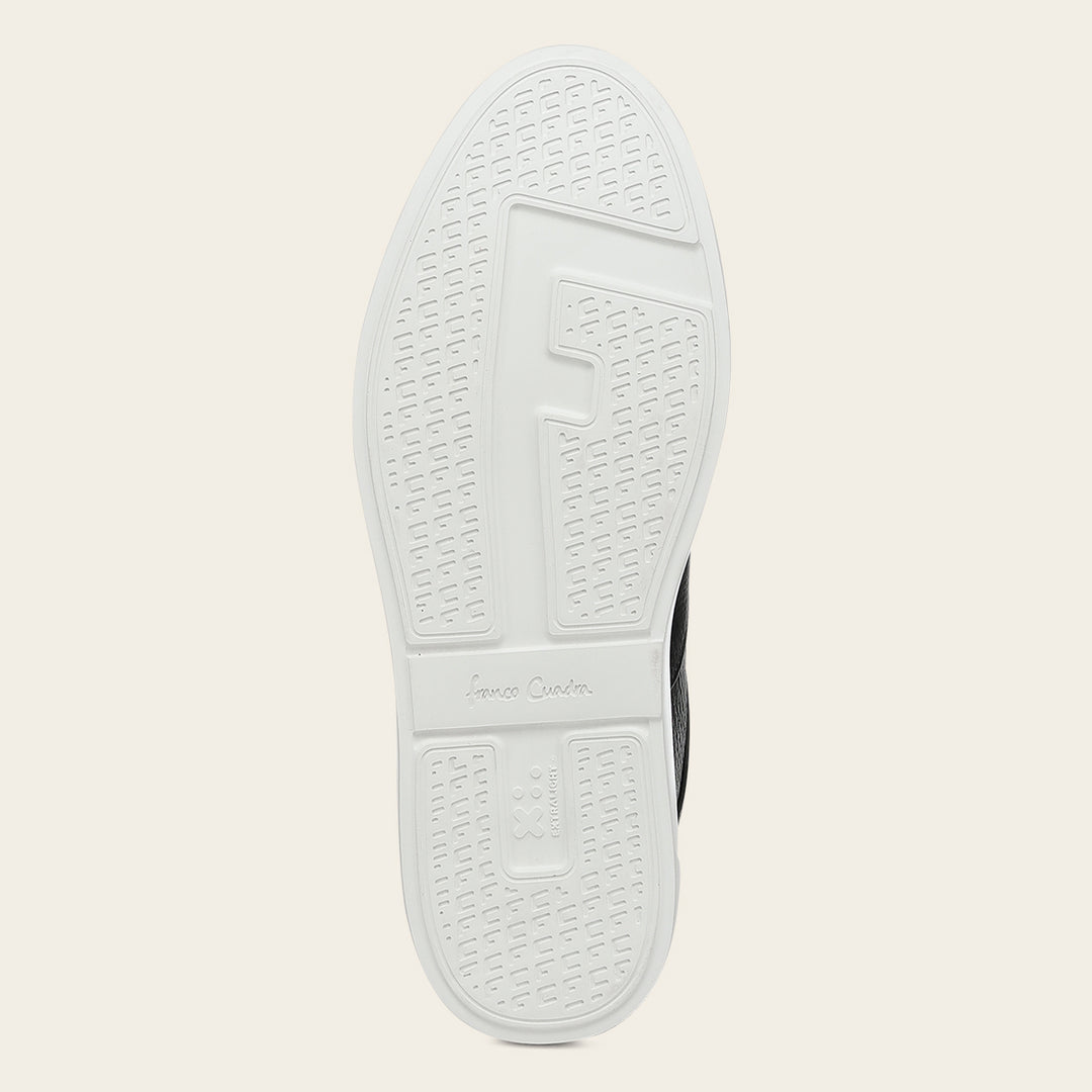 Tenis en piel genuina de venado para caballero