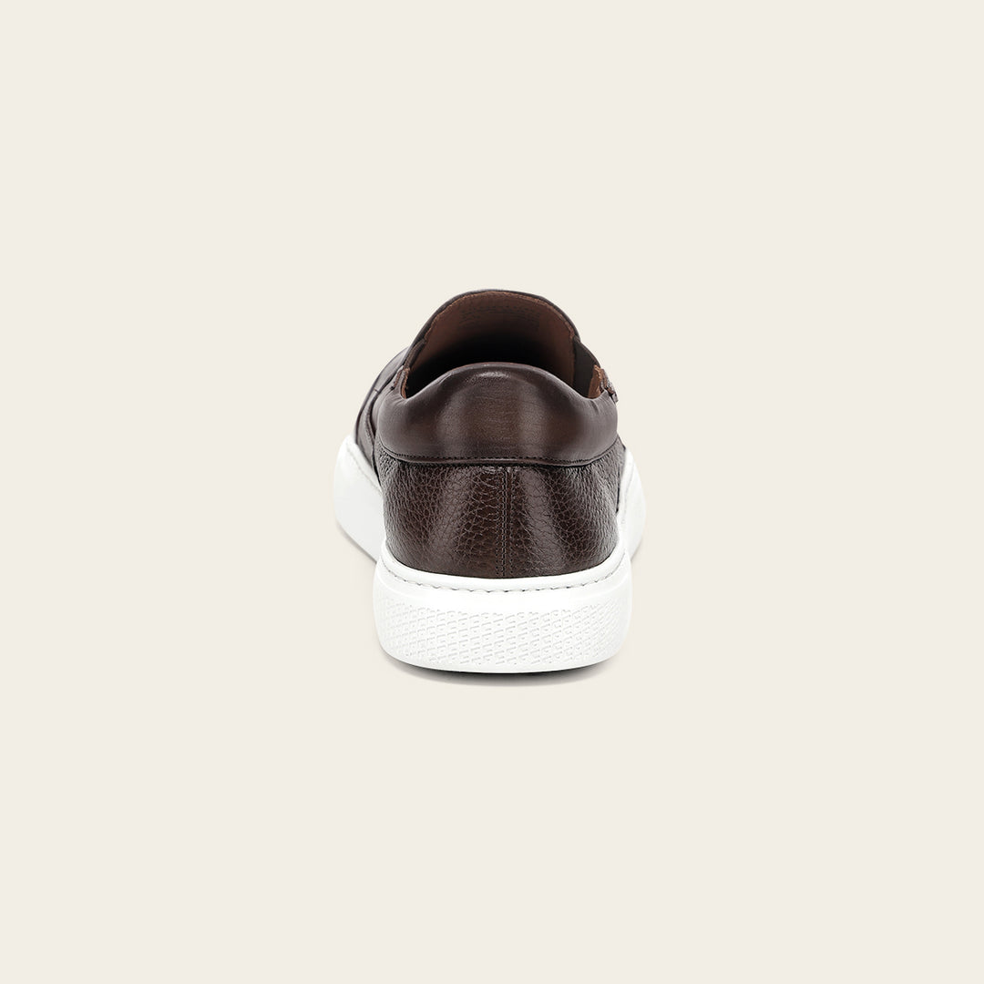 Tenis en piel genuina de venado para caballero