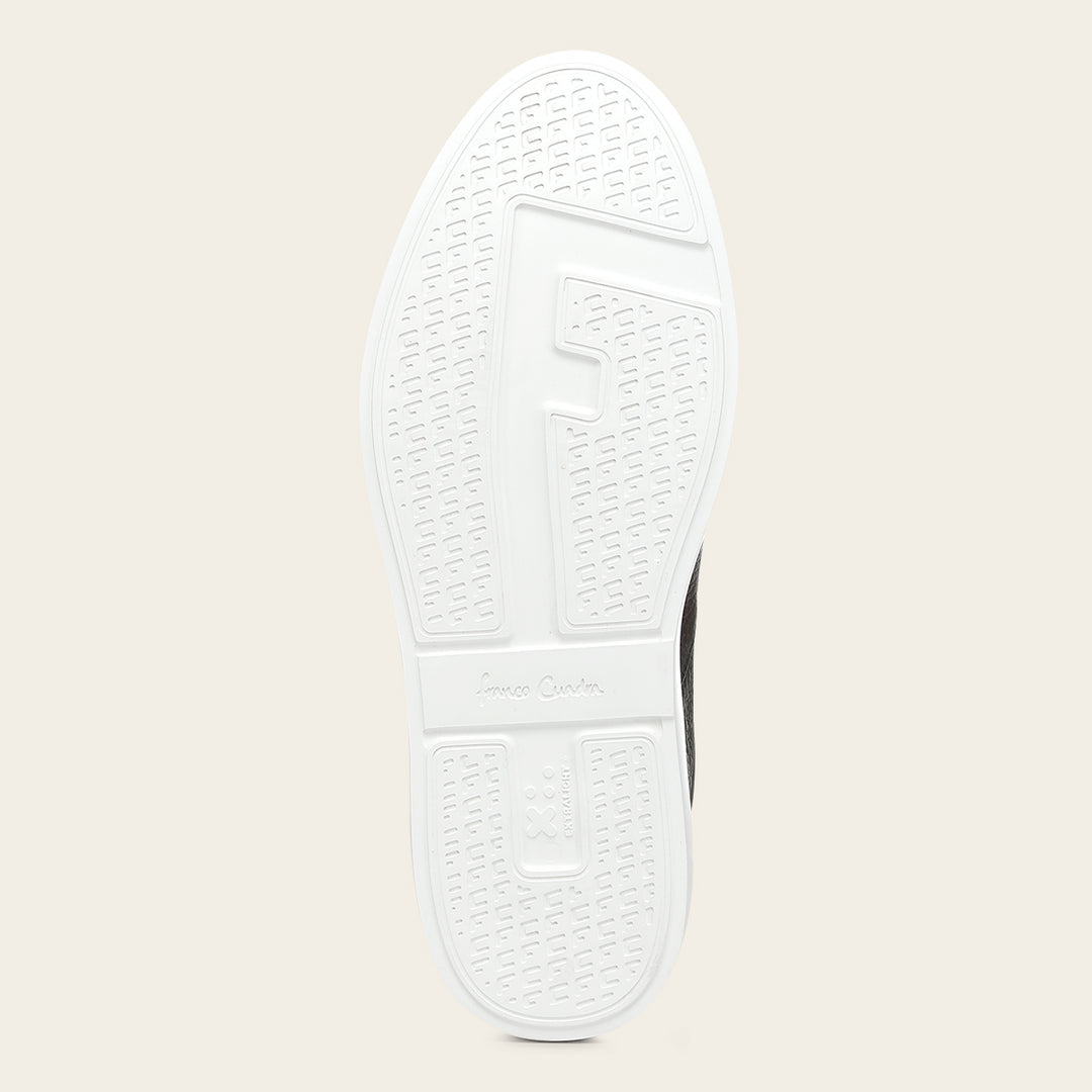 Tenis en piel genuina de venado para caballero