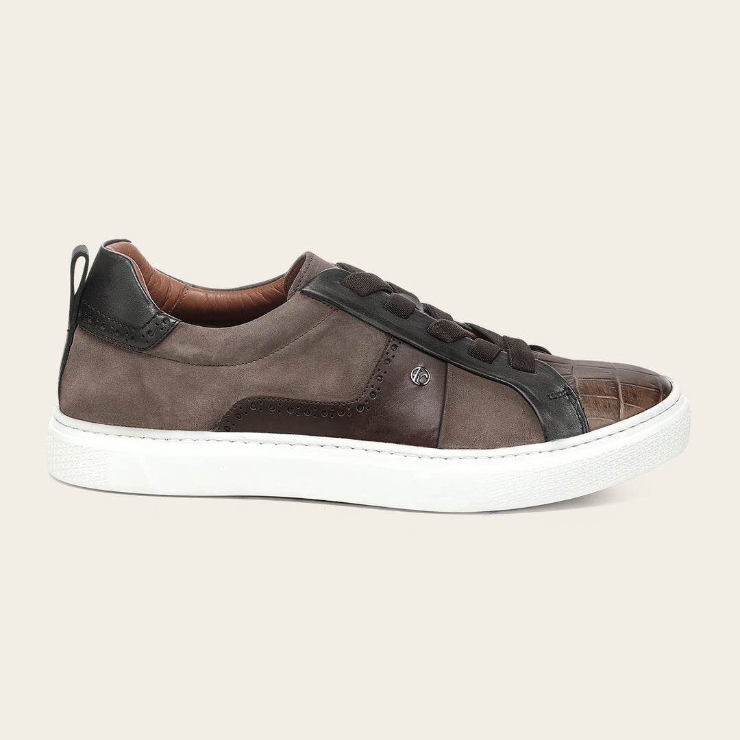 Tenis en piel genuina de niloticus para caballero