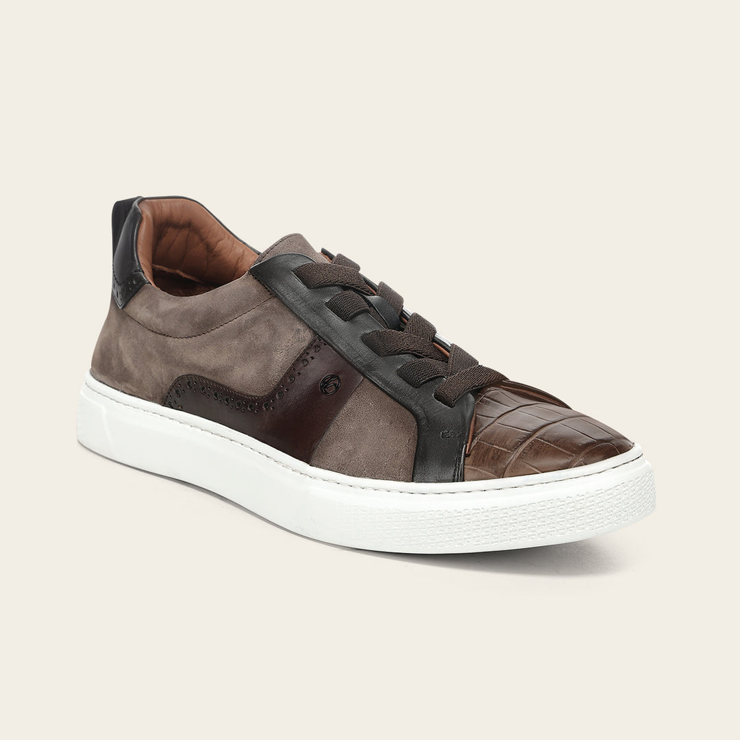 Tenis en piel genuina de niloticus para caballero