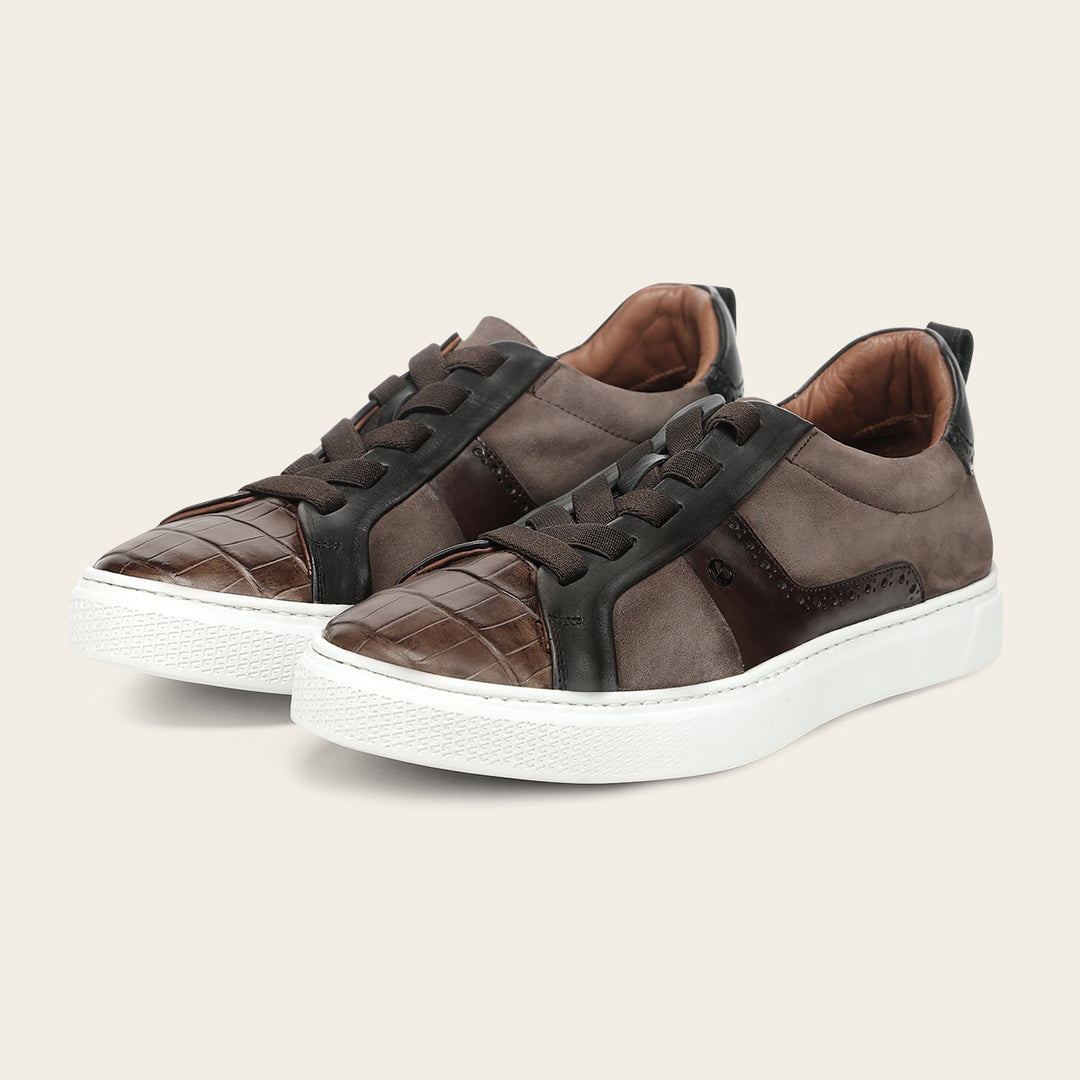 Tenis en piel genuina de niloticus para caballero
