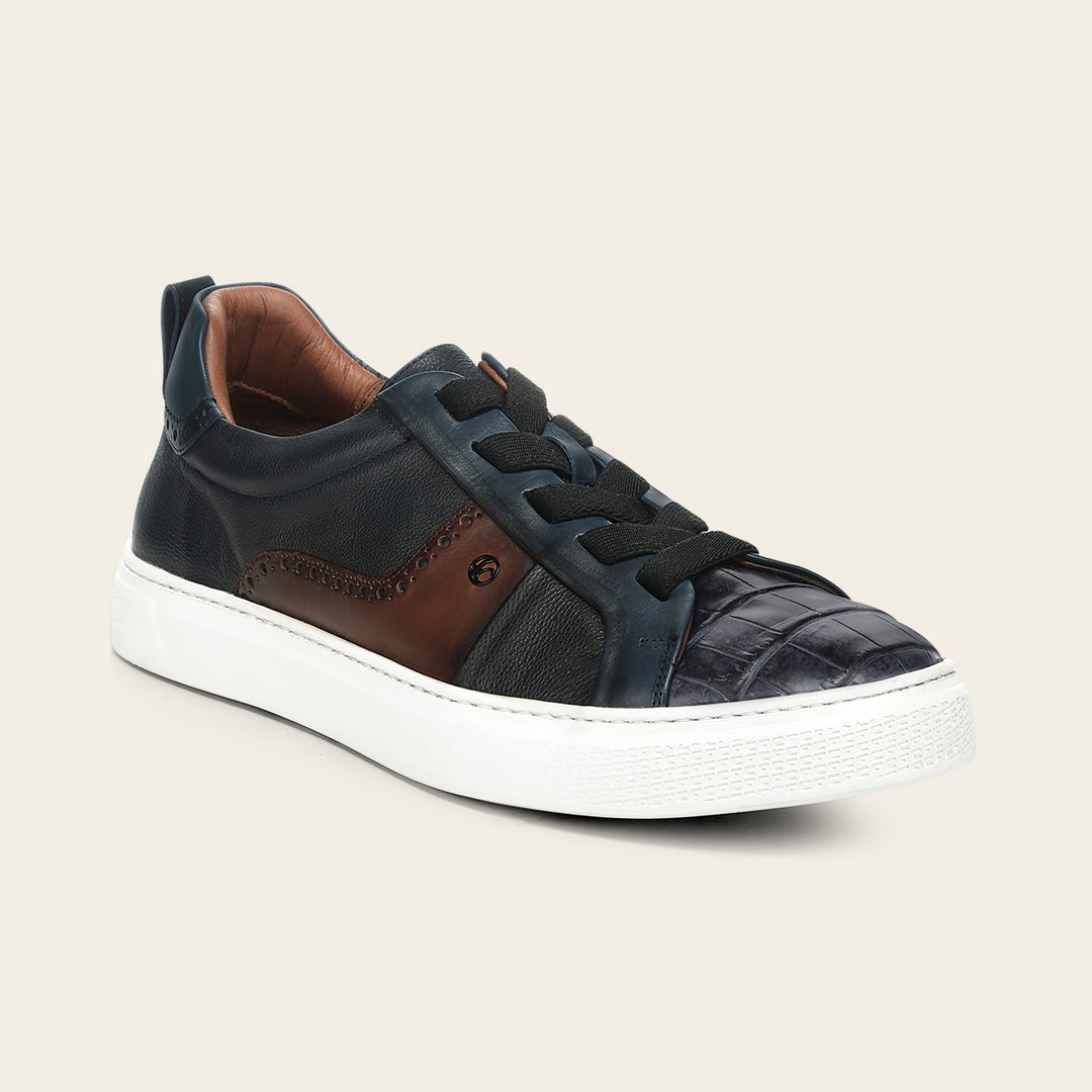 Tenis en piel genuina de niloticus para caballero