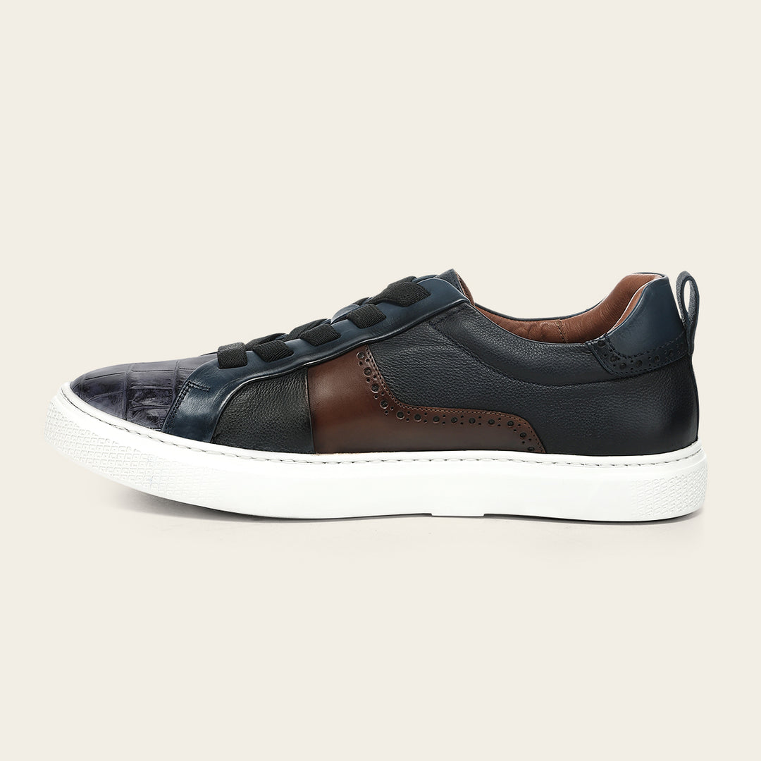 Tenis en piel genuina de niloticus para caballero