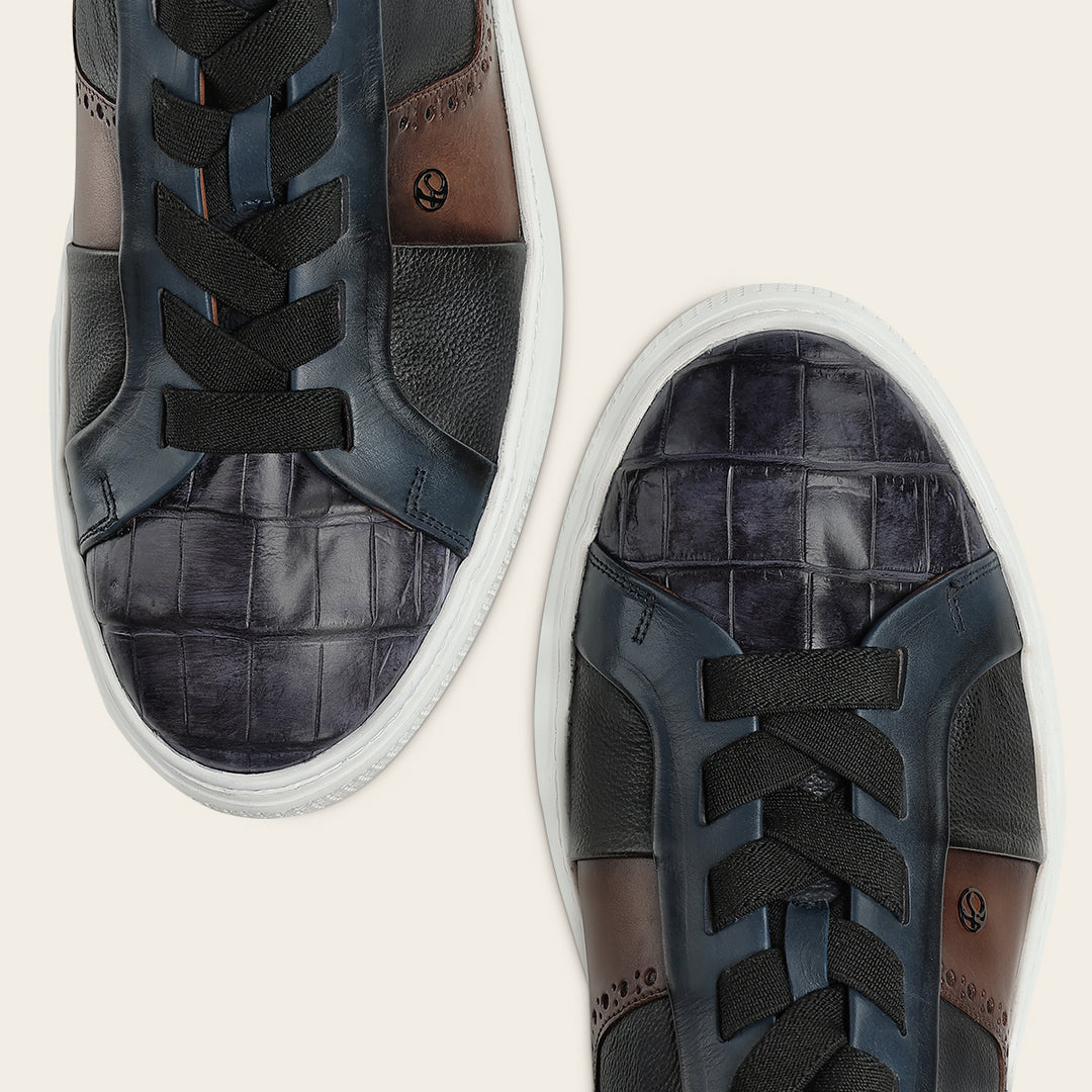 Tenis en piel genuina de niloticus para caballero