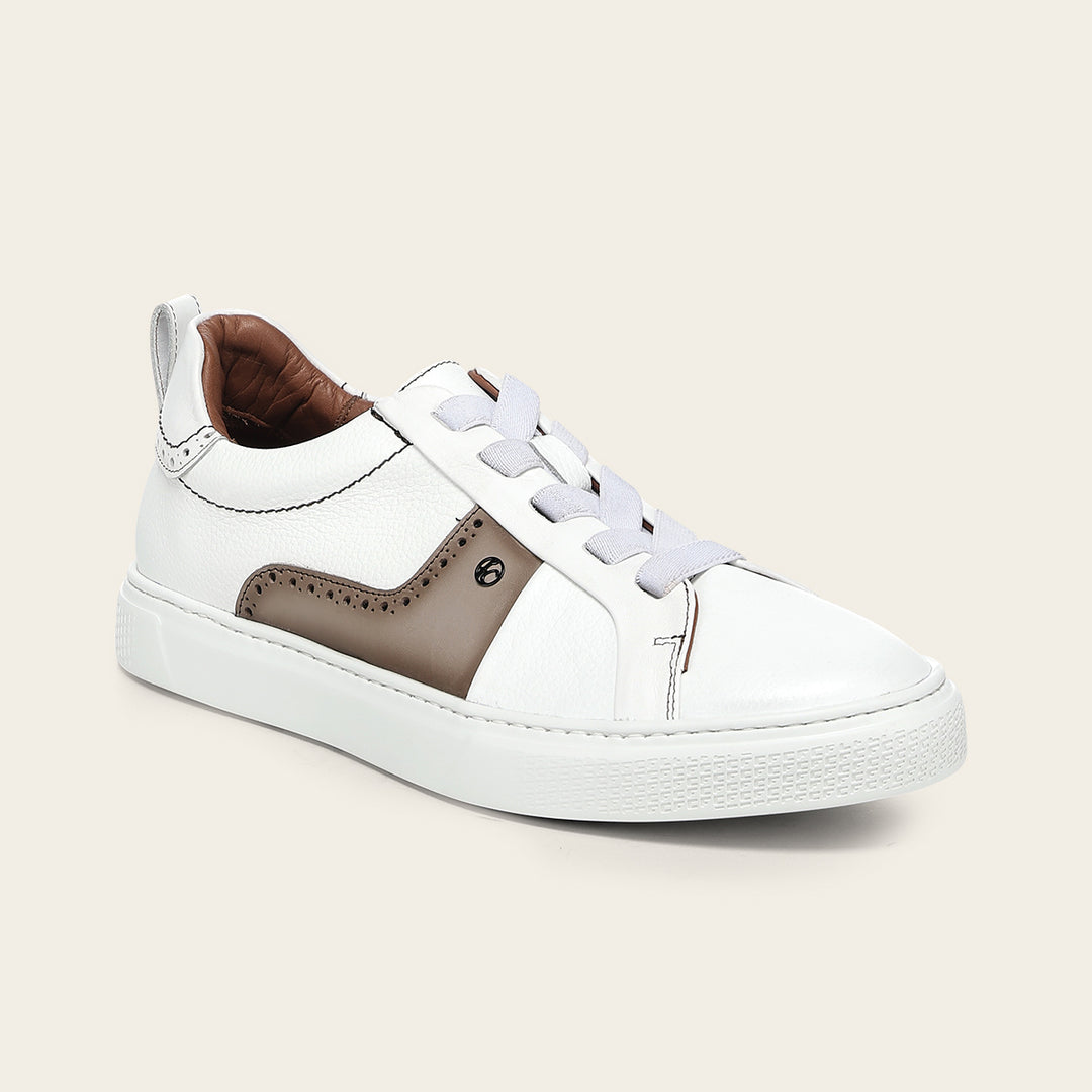 Tenis en piel genuina para caballero