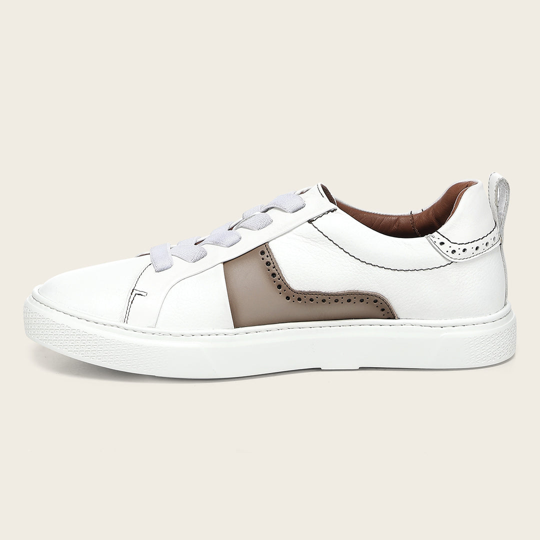 Tenis en piel genuina para caballero