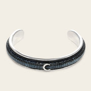 Pulsera en piel genuina de lizard para caballero