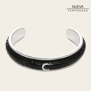 Pulsera en piel genuina de lizard para caballero