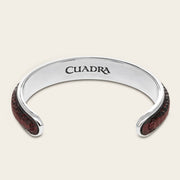 Pulsera en piel genuina de lizard para caballero