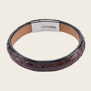Pulsera en piel de cocodrilo Joyería 