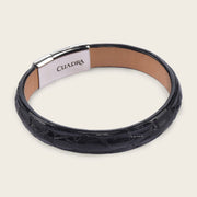 Pulsera en piel de cocodrilo Joyería 