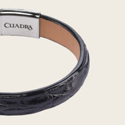 Pulsera en piel de cocodrilo Joyería 