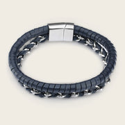 Pulsera en piel genuina para caballero Joyería 