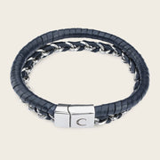 Pulsera en piel genuina para caballero Joyería 