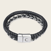 Pulsera en piel genuina para caballero Joyería 