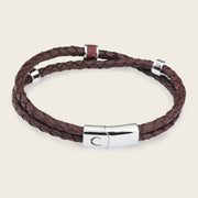 Pulsera en piel genuina para caballero Joyería 