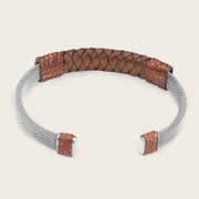 Pulsera en piel genuina de lizard para caballero Joyería 