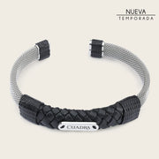 Pulsera en piel genuina de lizard para caballero Joyería 