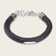 Pulsera en piel genuina de lizard para caballero Joyería 