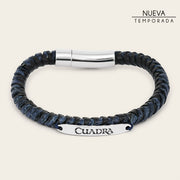 Pulsera en piel genuina de lizard para caballero