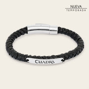Pulsera en piel genuina de lizard para caballero