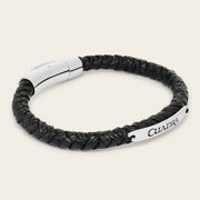 Pulsera en piel genuina de lizard para caballero