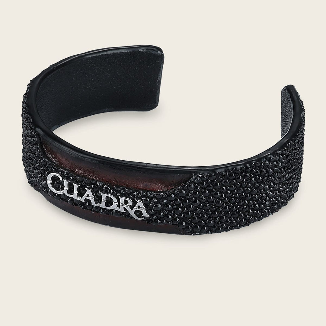 Pulsera ajustable para caballero en piel genuina de mantarraya Joyería 