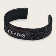 Pulsera ajustable para caballero en piel genuina de mantarraya Joyería 