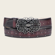 Cinturón en piel genuina para dama Cinturones 