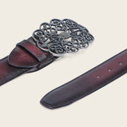 Cinturón en piel genuina para dama Cinturones 