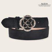 Cinturón casual en piel genuina de mantarraya para dama Cinturones 