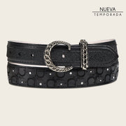 Cinturón casual en piel genuina de mantarraya para dama Cinturones 