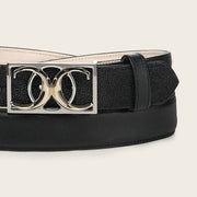 Cinturón en piel genuina de mantarraya para dama