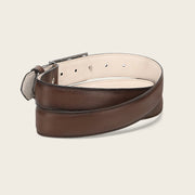 Cinturón en piel genuina de pitón para dama