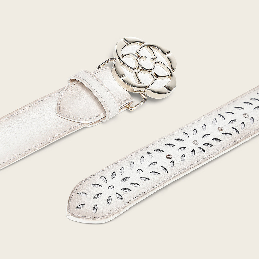 Cinturón en piel genuina para dama