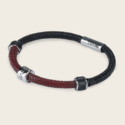 Pulsera en piel genuina de lizard para caballero Joyería 