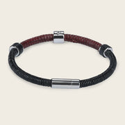 Pulsera en piel genuina de lizard para caballero Joyería 