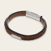 Pulsera en piel genuina de carunga  para caballero